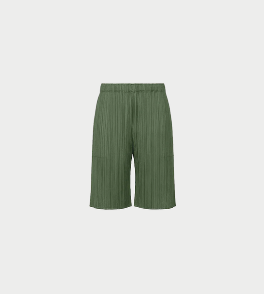 PLEATS PLEASE ISSEY MIYAKE - MC Pleated Shorts Moss Green