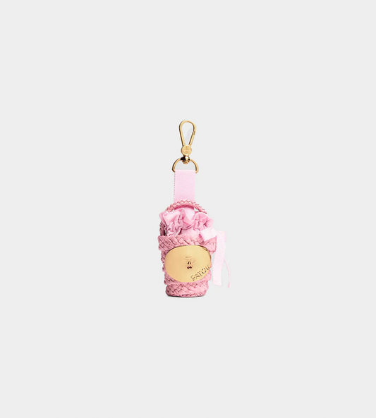 PATOU - Raffia Bag Charm Pink