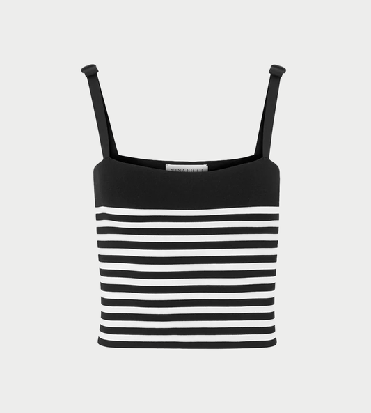 Nina Ricci - Striped Knit Tank Top 