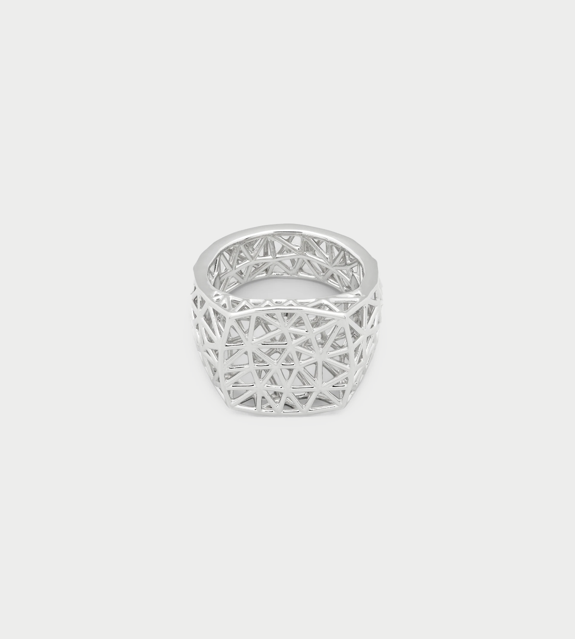 Tom Wood - Mesh Ring Silver