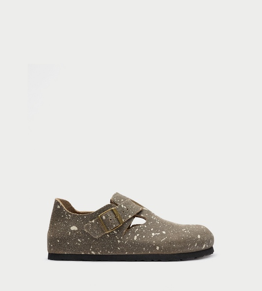 SFTM x Birkenstock London "The Artist" Taupe Splash