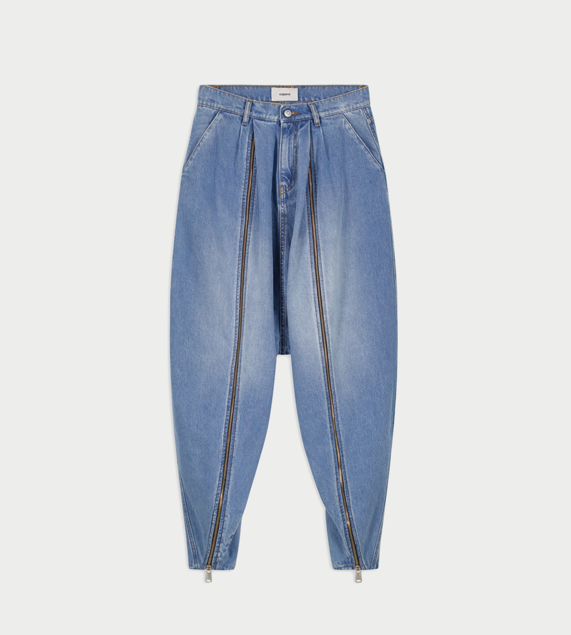 Denim Sarouel Pants Blue