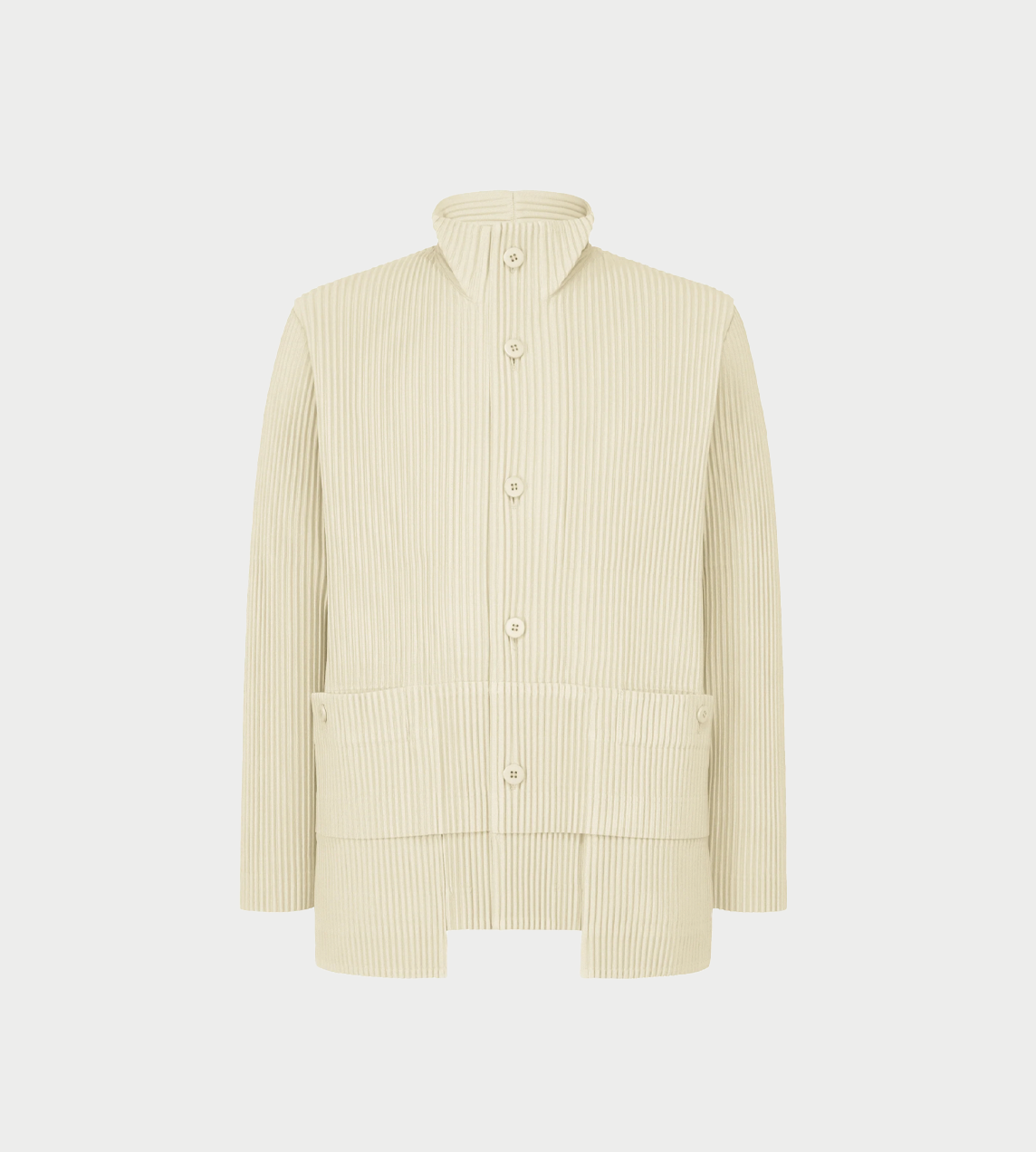 HOMME PLISSE ISSEY MIYAKE - Multi-pocket Jacket Limestone White