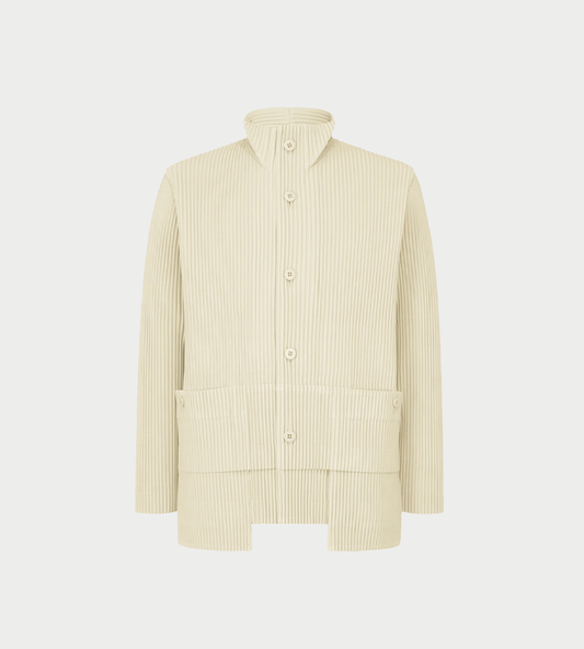 HOMME PLISSE ISSEY MIYAKE - Multi-pocket Jacket Limestone White