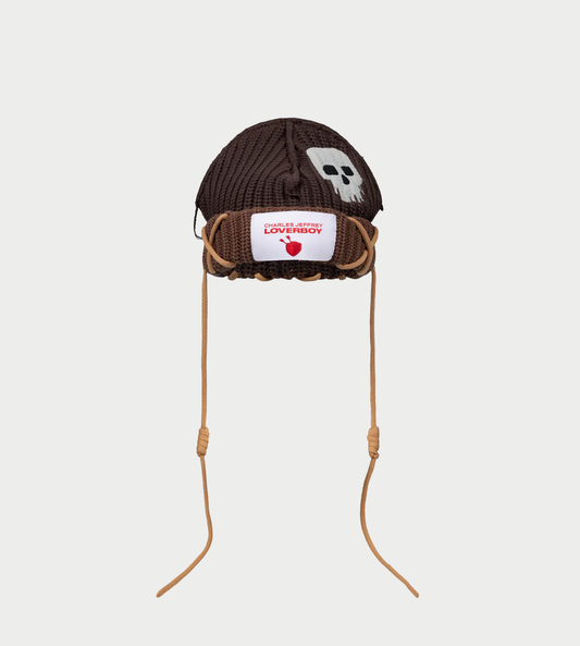 Charles Jeffrey LOVERBOY - Skull Balloon Beanie Brown