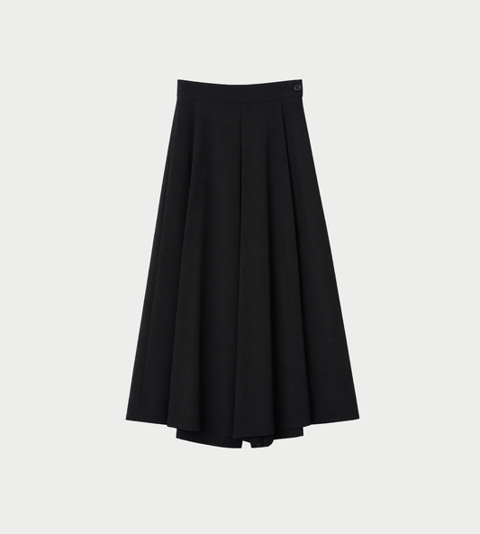 UJOH - Slit Culottes Blk