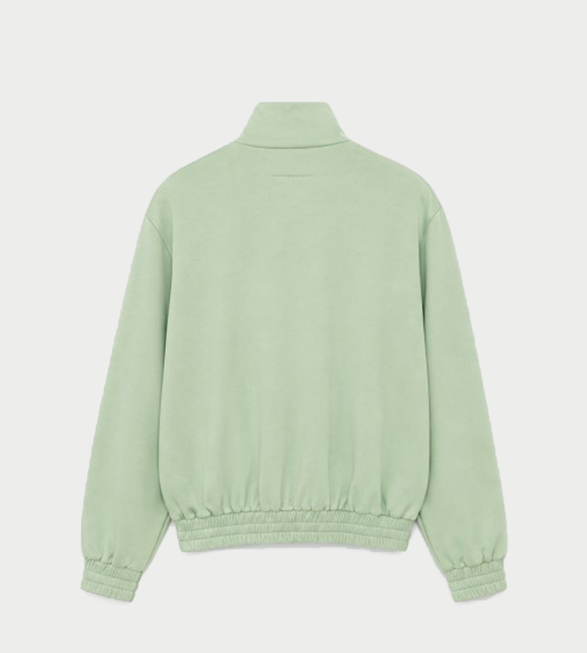 MM6 MAISON MARGIELA - Logo-embroidered Zip-up Sweat Jacket Mint