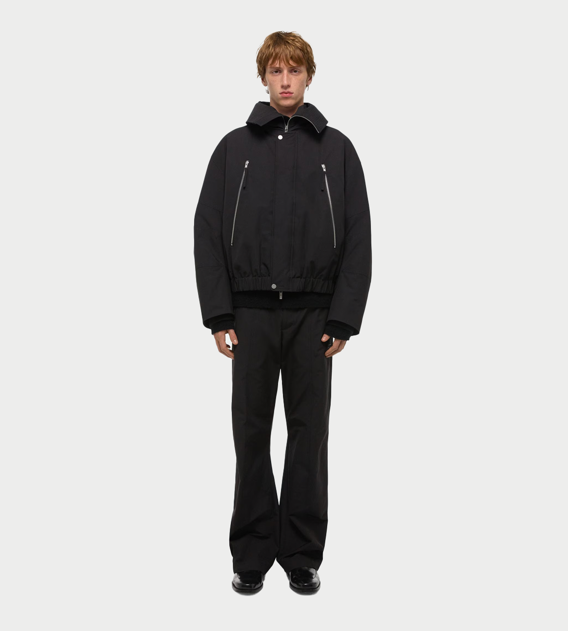 HELMUT LANG - Hooded Astro Bomber Performance Blk