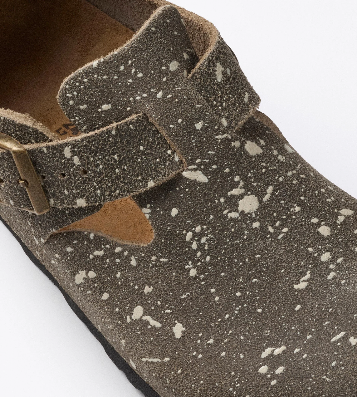 SFTM x Birkenstock London "The Artist" Taupe Splash