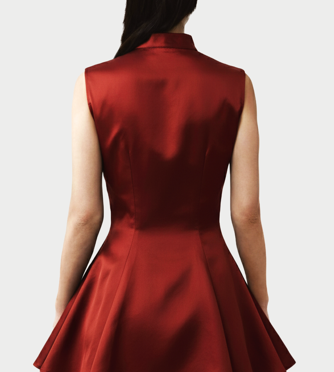 Debbie Tulle Dress Satin Red