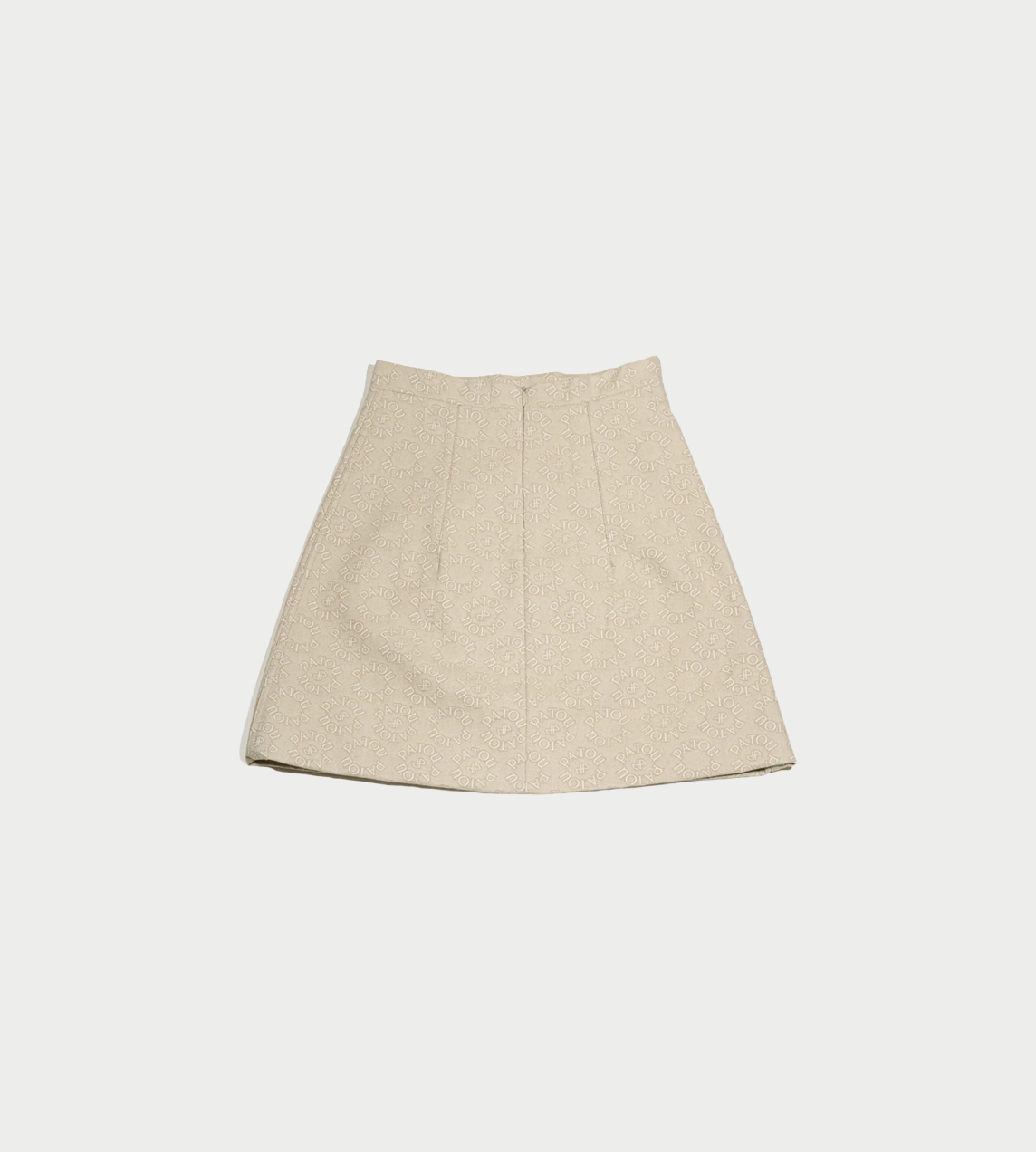 Patou - Medallion Jacquard Skirt Beige