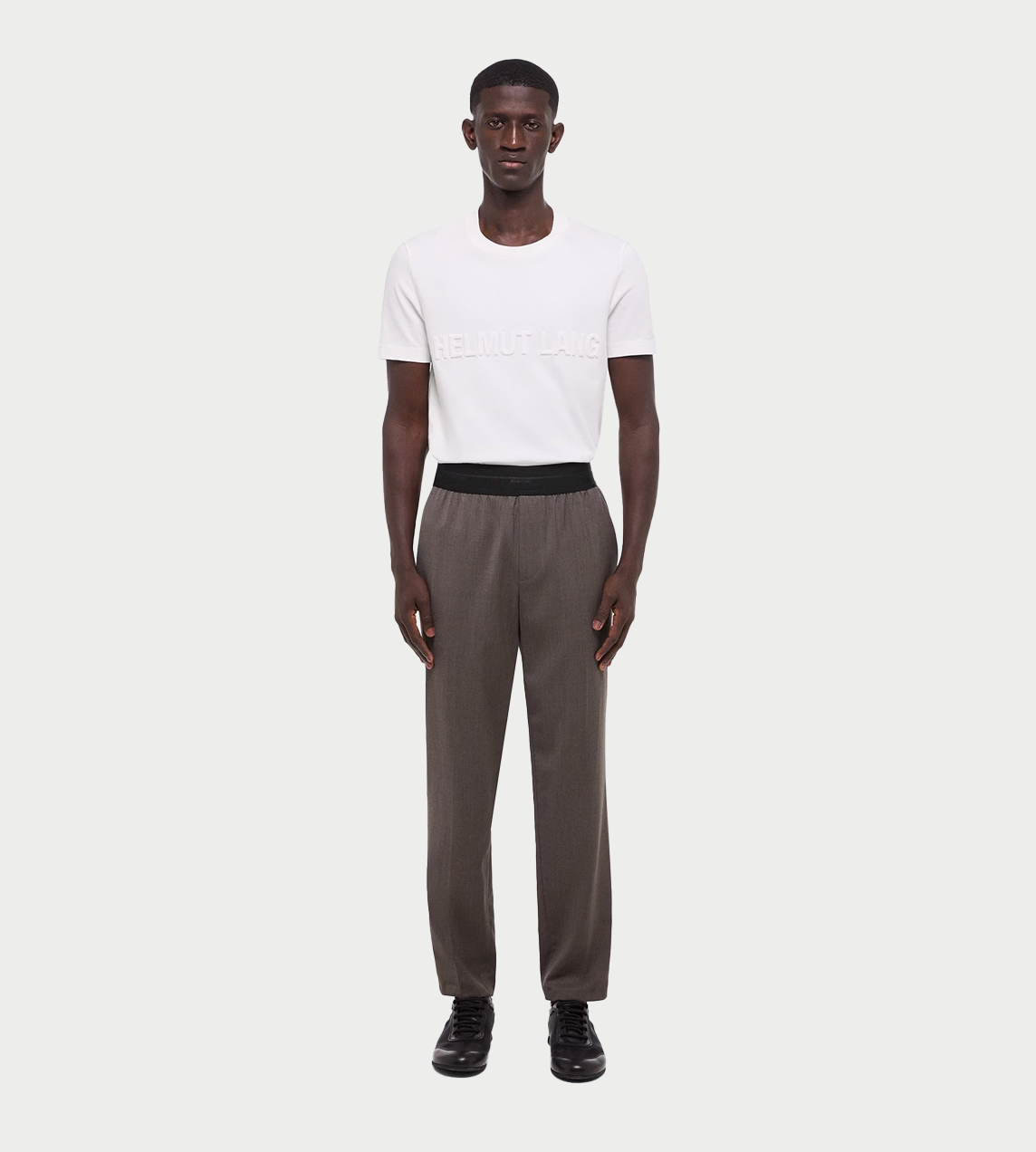 HELMUT LANG - Taper Trousers Brown