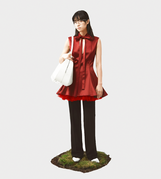 AVAVAV - Debbie Tulle Dress Satin Red 