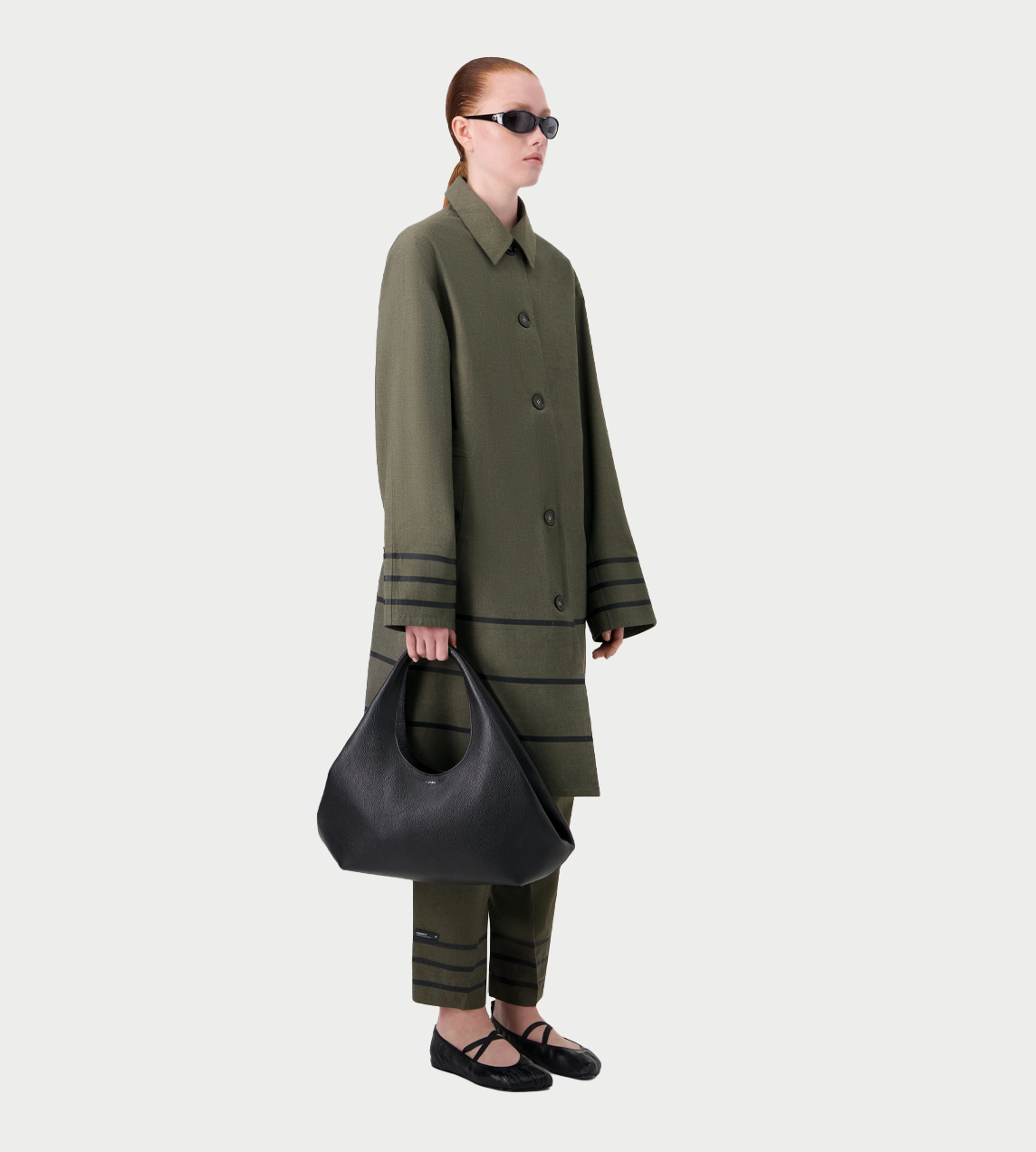 COPERNI - Technical Tailored Car Coat Green