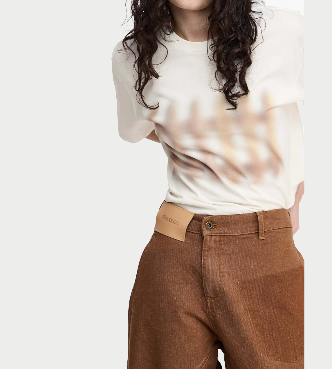 JW ANDERSON - Aged Twisted Jean Rust