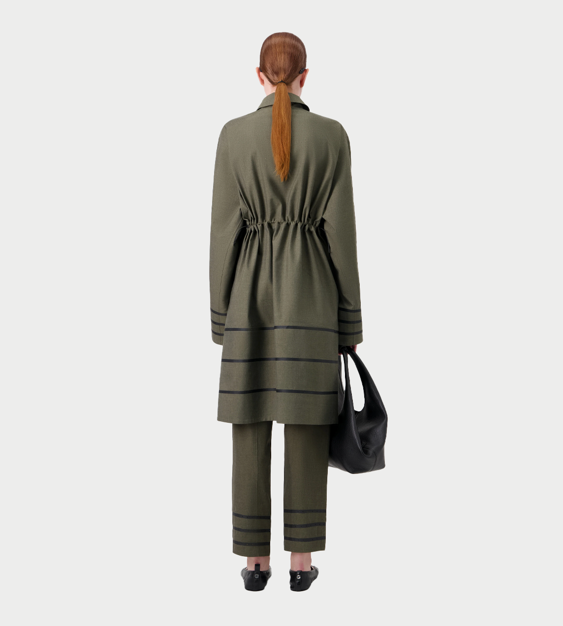 COPERNI - Technical Tailored Car Coat Green