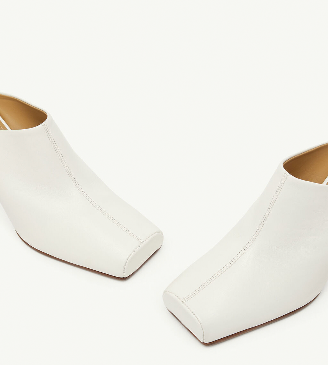 MM6 MAISON MARGIELA - Ballerina Mule Heels Cream