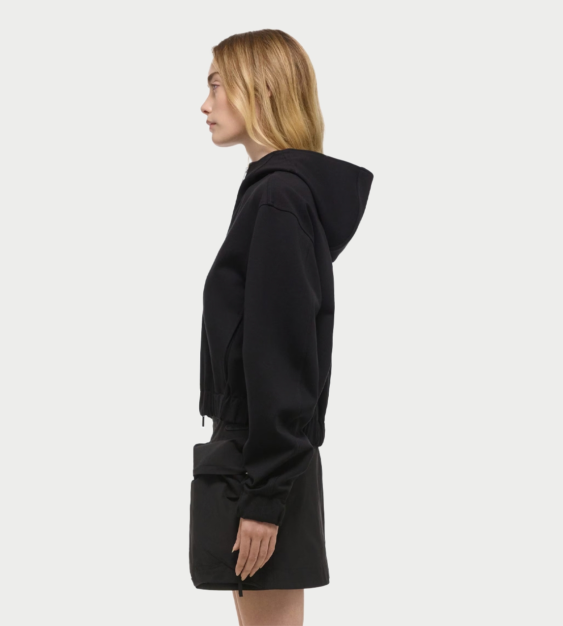 HELMUT LANG - Hooded Shell Jacket Blk