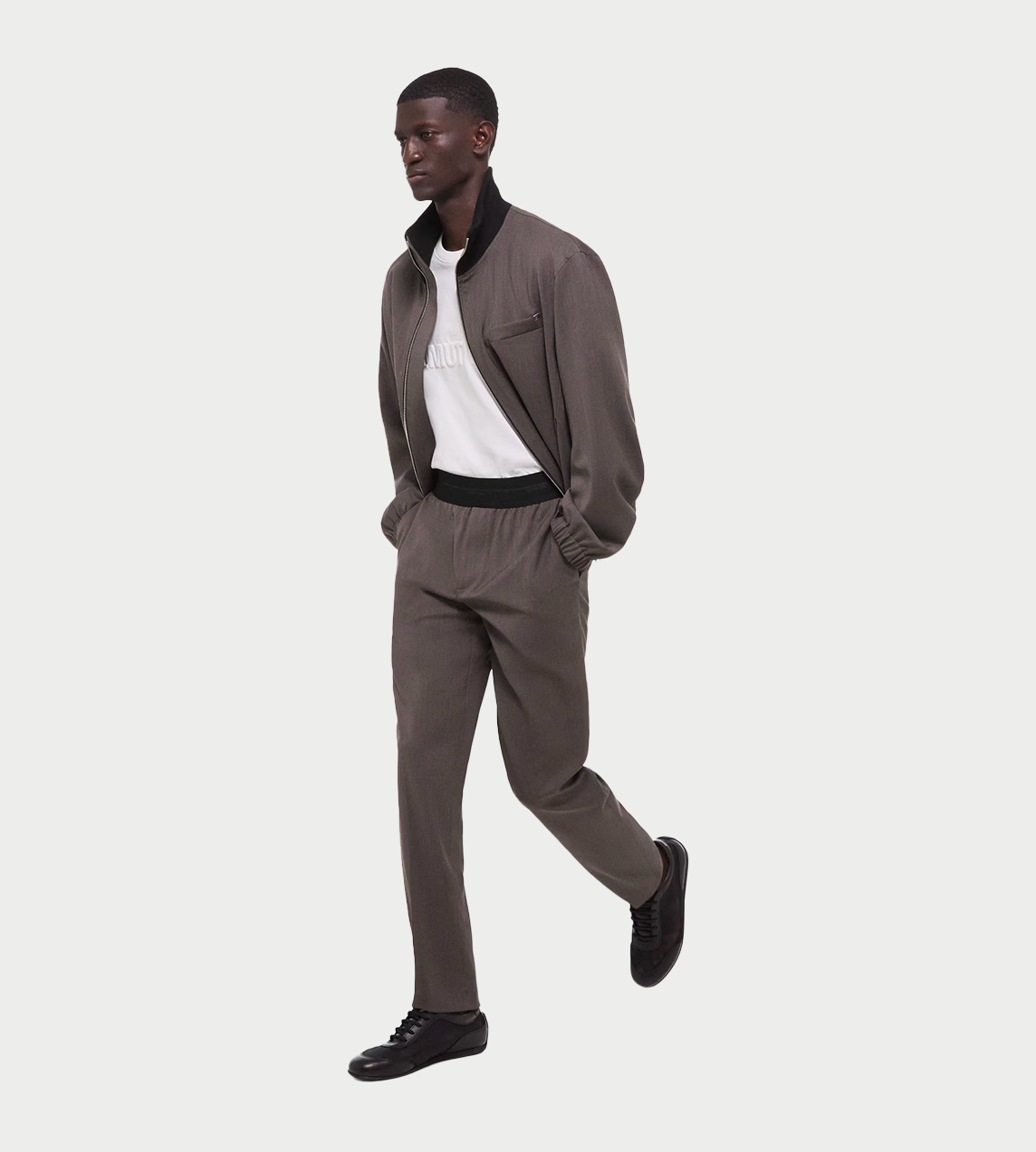HELMUT LANG - Taper Trousers Brown