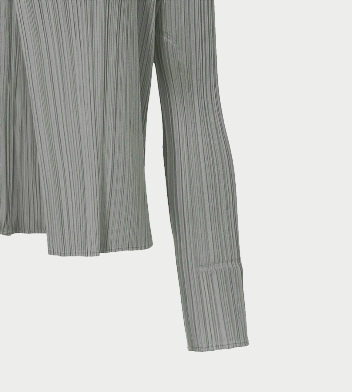 PLEATS PLEASE ISSEY MIYAKE - Basic Pleated Cardigan Grey