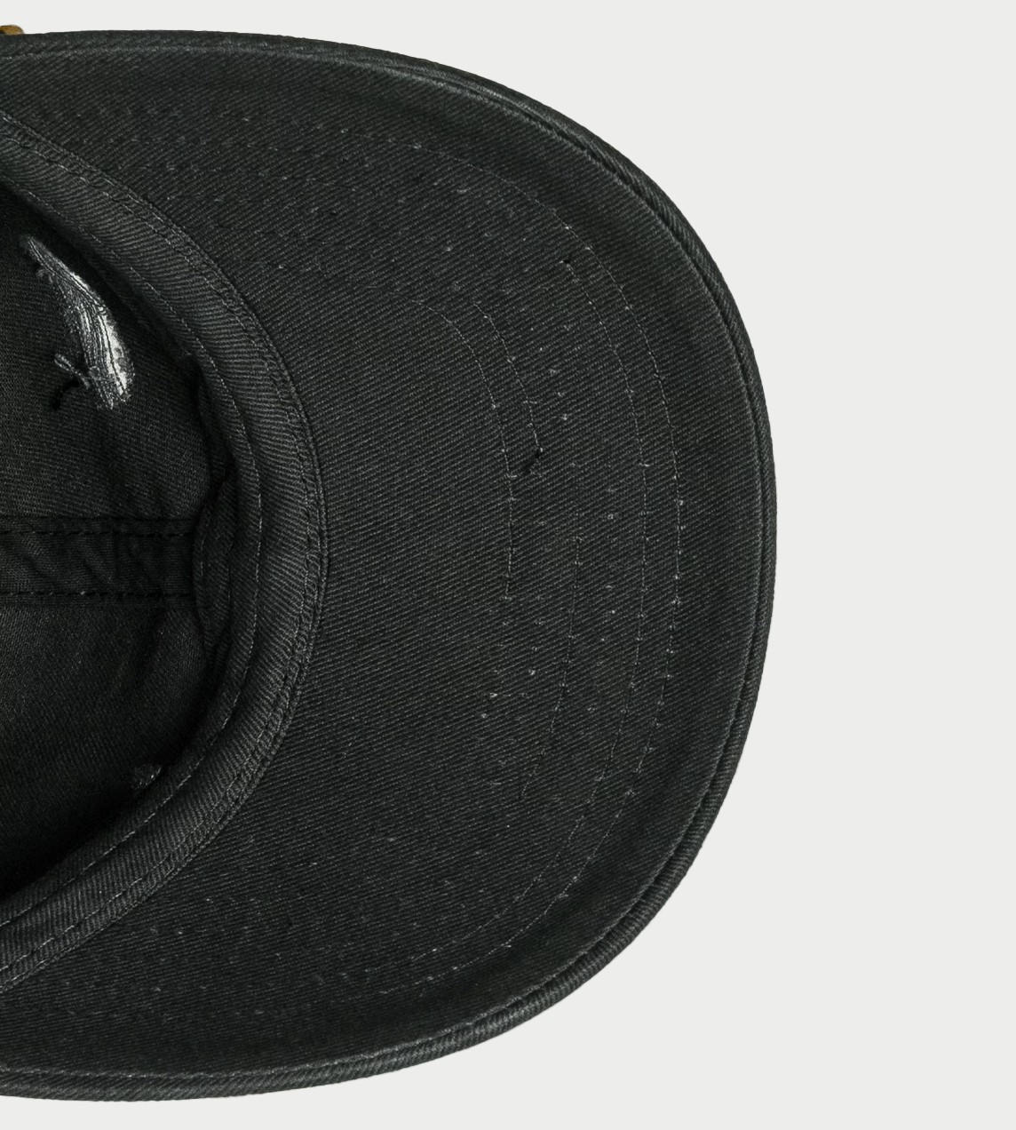 Hanging Button Hat Black