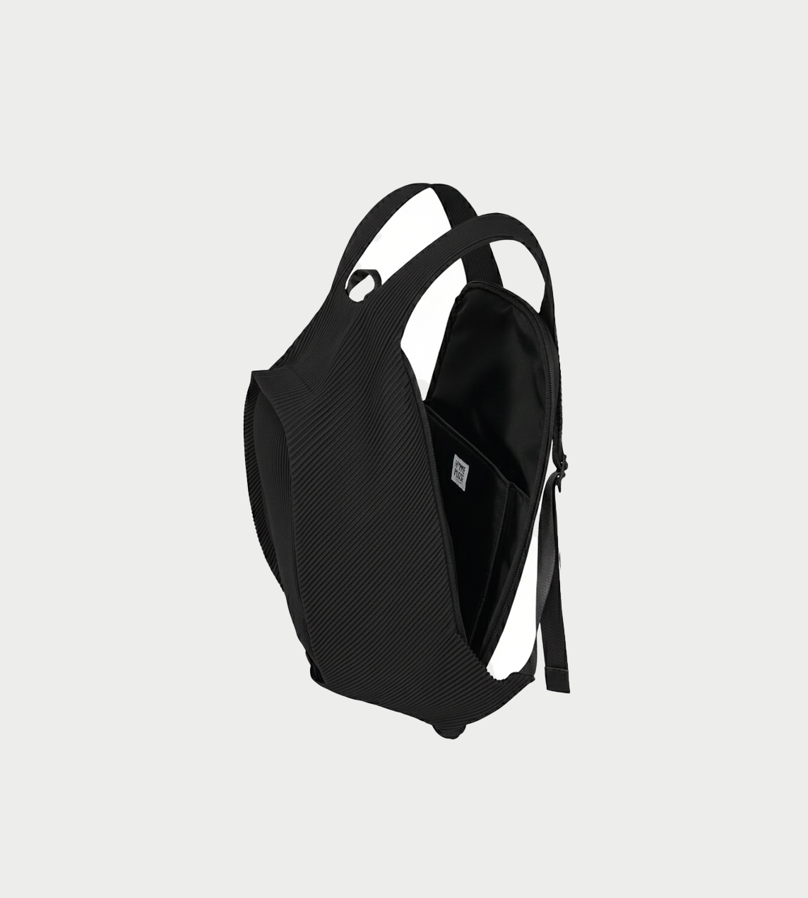 Pleats Backpack Blk
