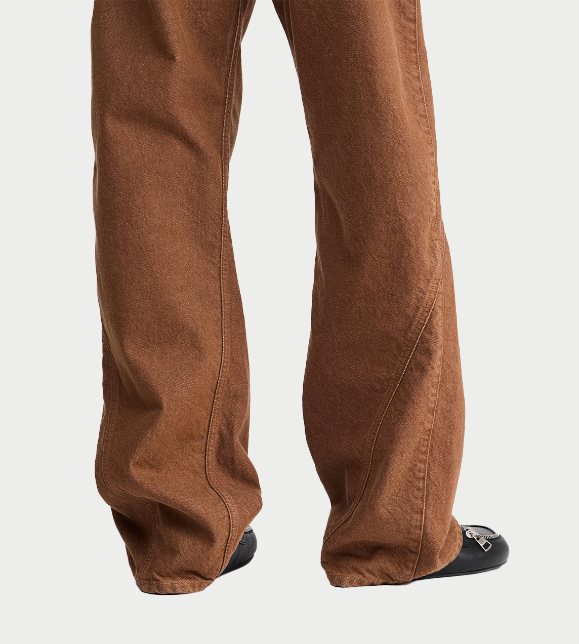 JW ANDERSON - Aged Twisted Jean Rust