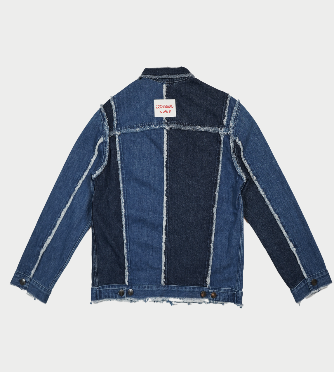 Charles Jeffrey LOVERBOY - Oversized Denim Jacket Blue