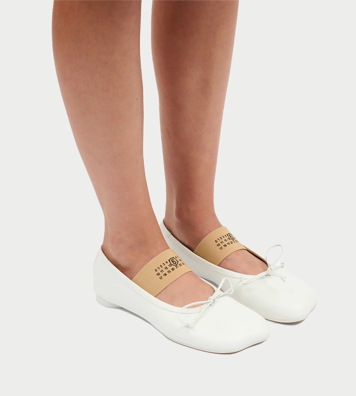 MM6 Maison Margiela  - Anatomic Ballerinas Flats White