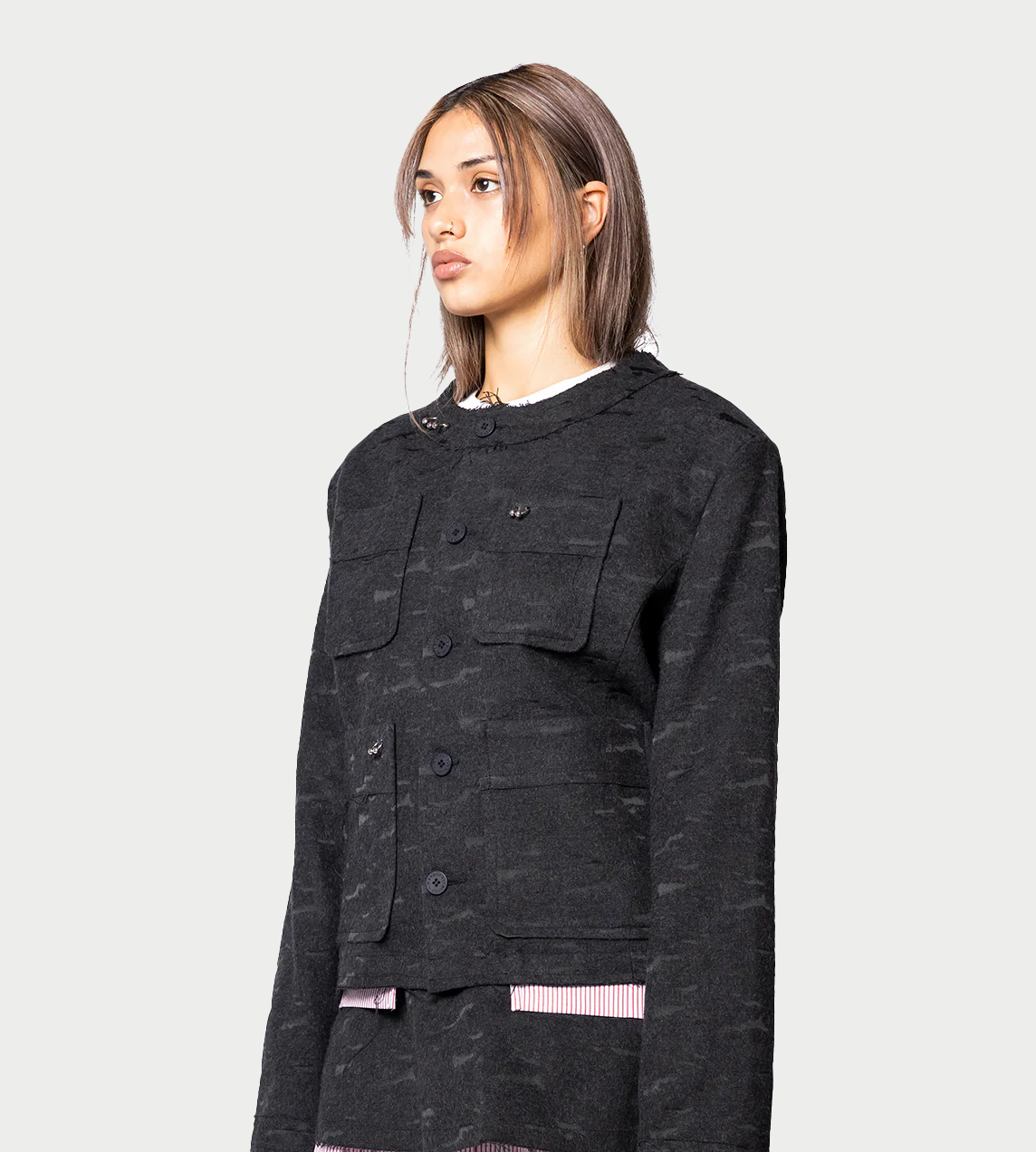 French Bi*ch Jacket Grey