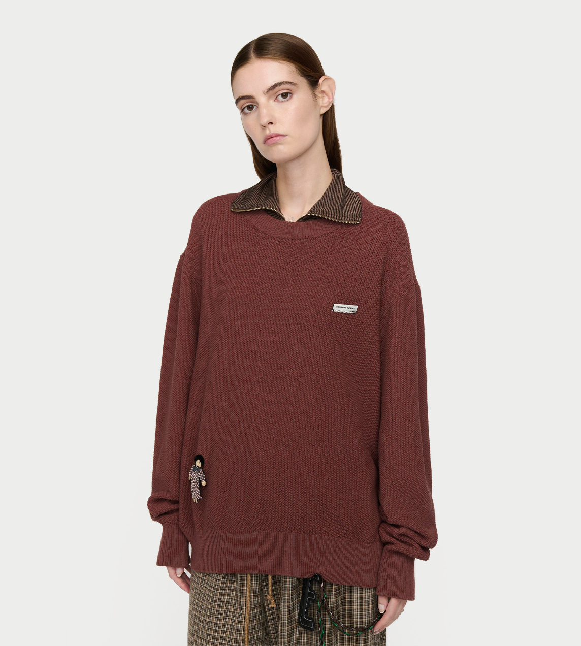 SONG FOR THE MUTE - Relaxed-fit Sweater Brown