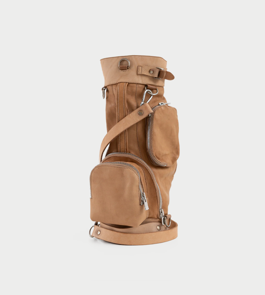GUIDI - Golf Handle Bag Beige Beige GO03