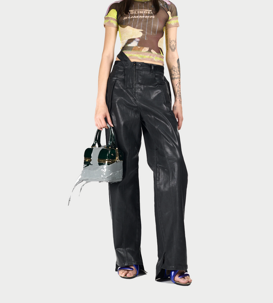 OTTOLINGER - Glazed Baggy Jeans Blk