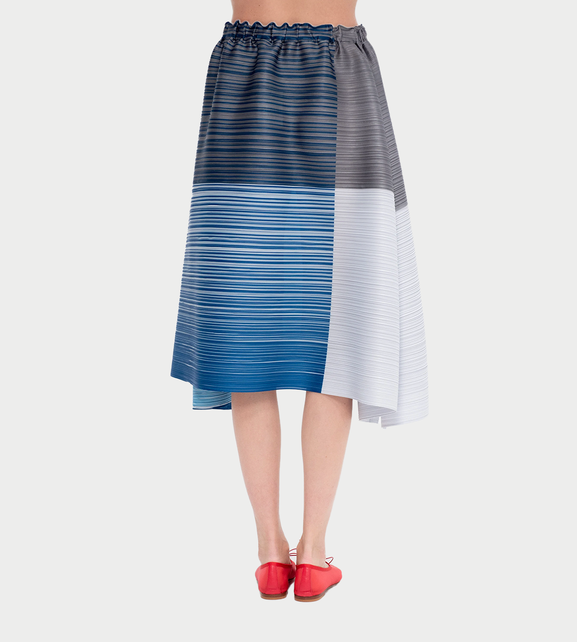 PLEATS PLEASE ISSEY MIYAKE - Photon Bounce Skirt Blue