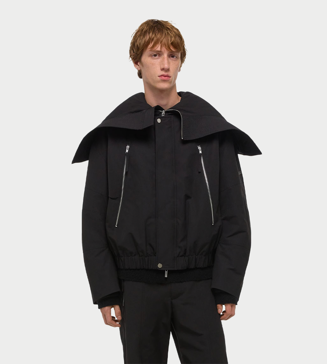 HELMUT LANG - Hooded Astro Bomber Performance Blk