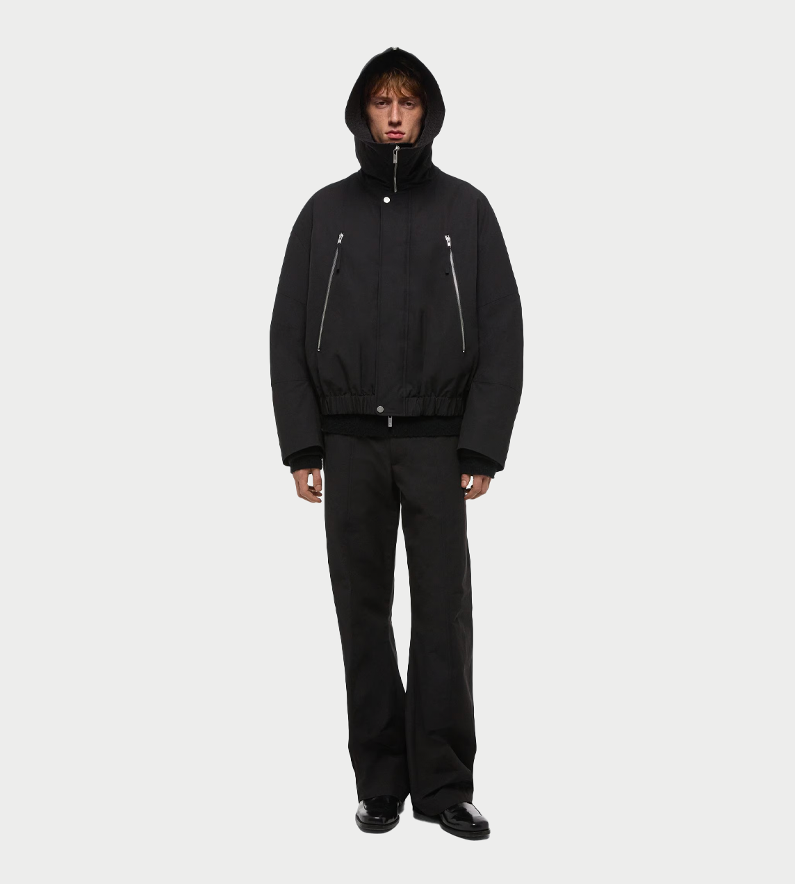 HELMUT LANG - Hooded Astro Bomber Performance Blk