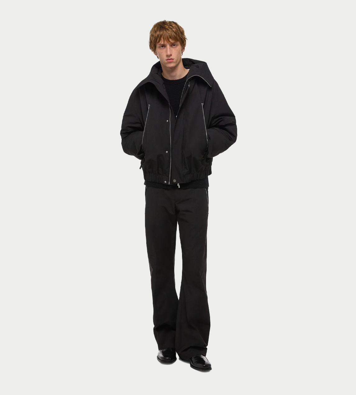 HELMUT LANG - Hooded Astro Bomber Performance Blk
