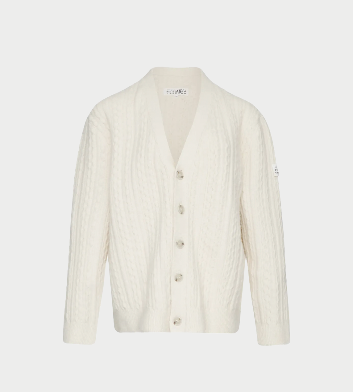 MM6 MAISON MARGIELA - Relaxed-fit Cardigan White