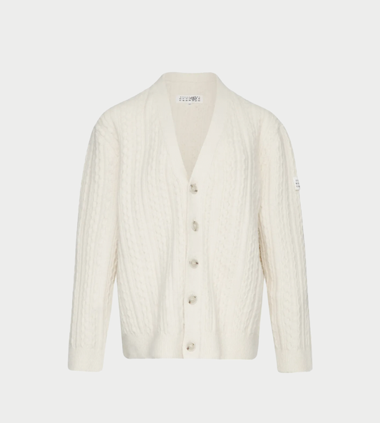 MM6 MAISON MARGIELA - Relaxed-fit Cardigan White