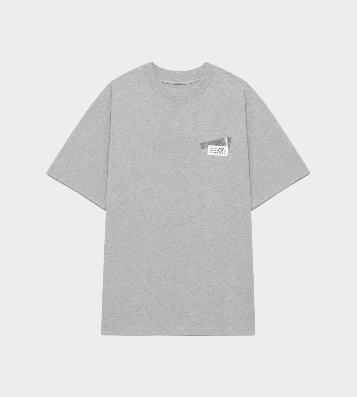 MM6 MAISON MARGIELA - Oversized Motif Tee Grey