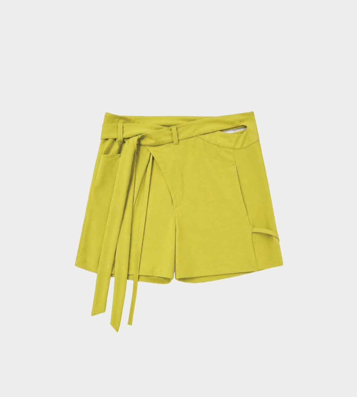 Ottolinger - Signature Wrap Suit Shorts Lime