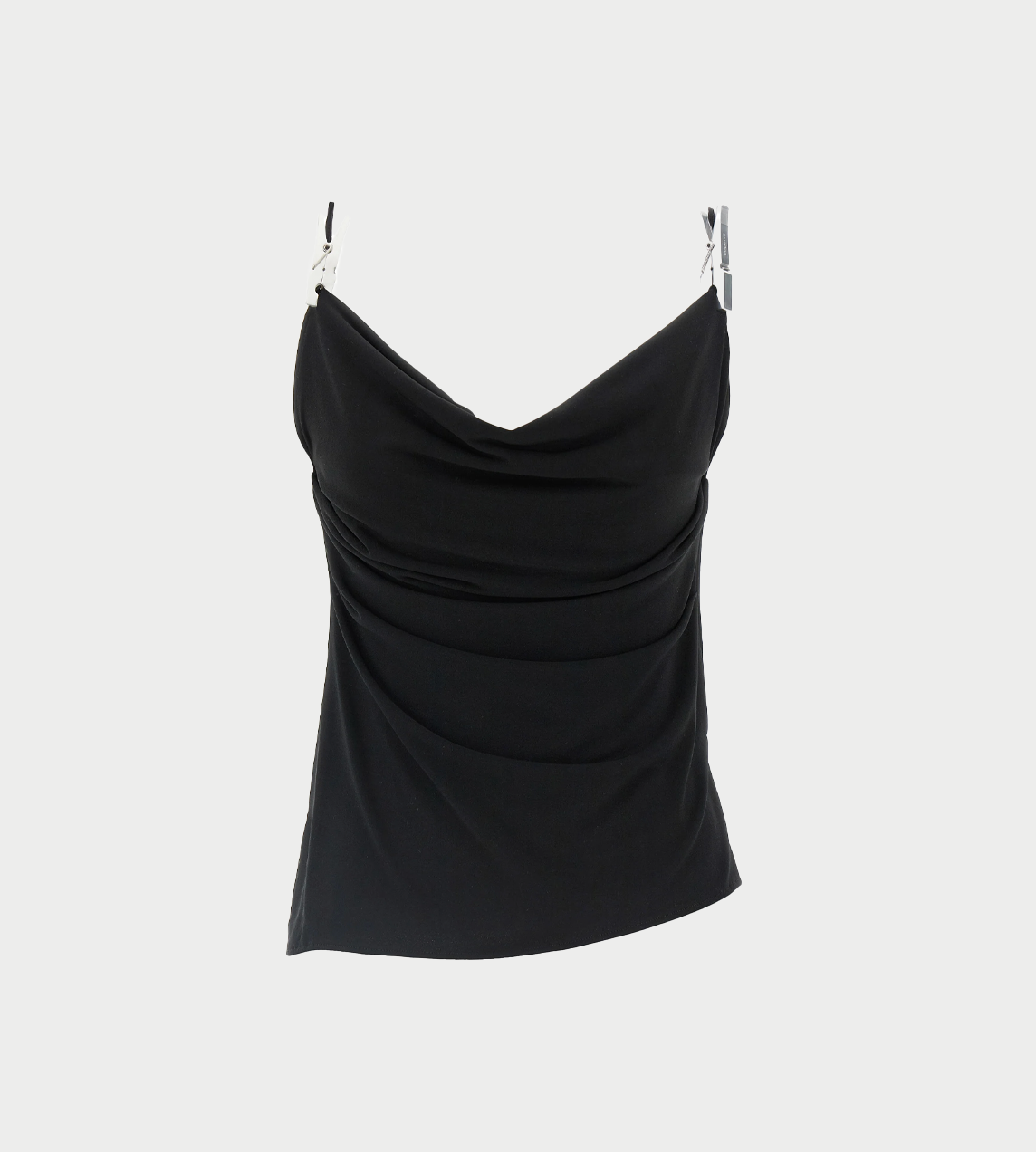 COPERNI - Draped Washing Clip Gala Top Blk