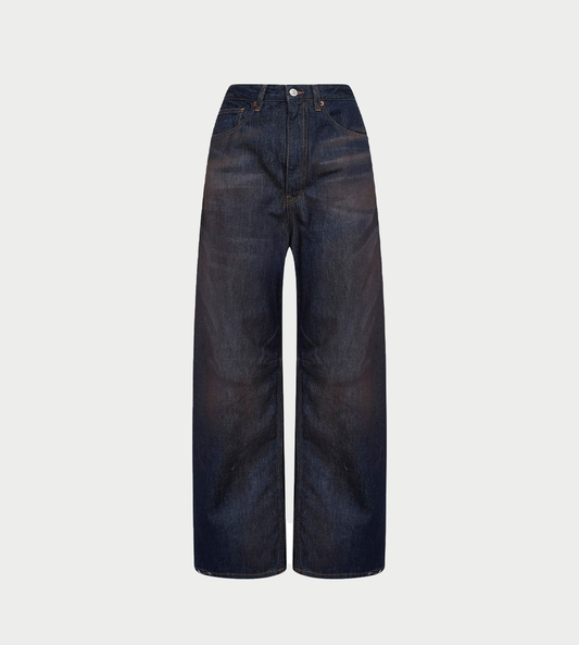 MM6 MAISON MARGIELA - Washed Denim Wide-leg Jeans