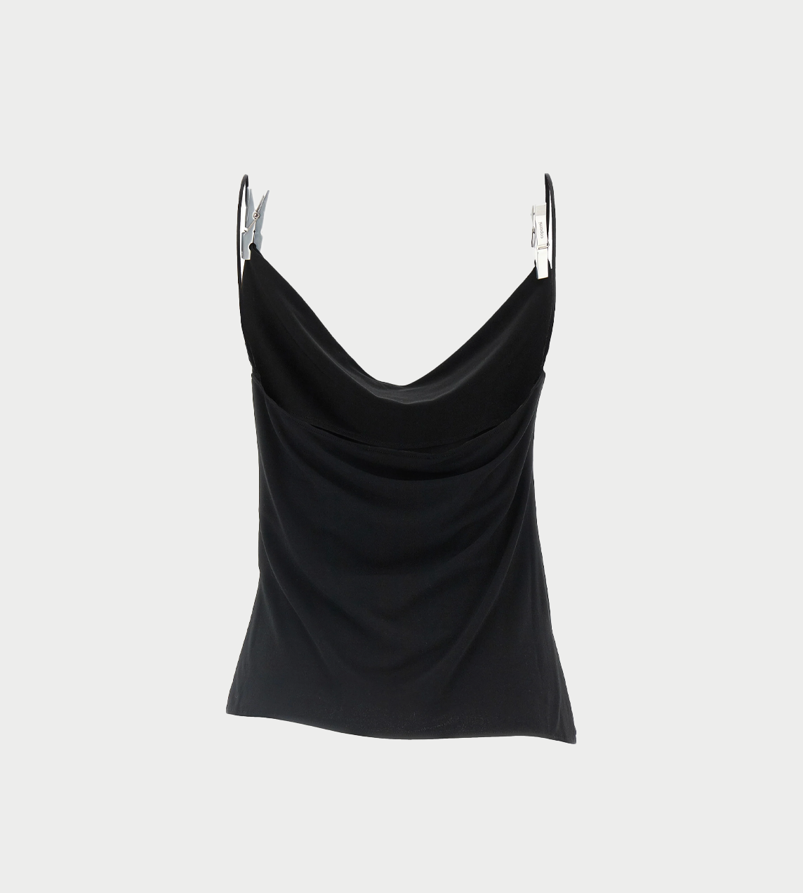 COPERNI - Draped Washing Clip Gala Top Blk