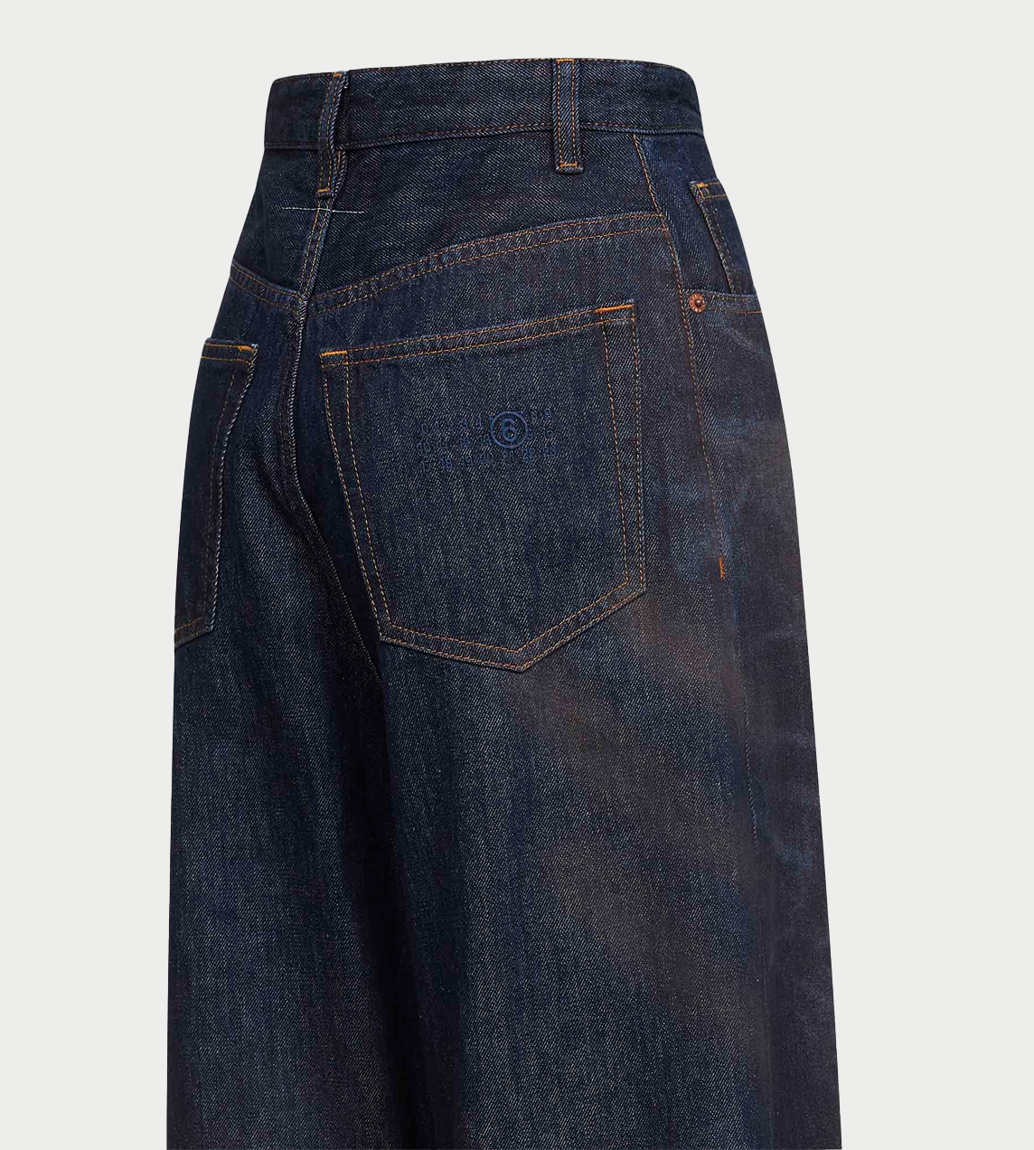 MM6 MAISON MARGIELA - Washed Denim Wide-leg Jeans