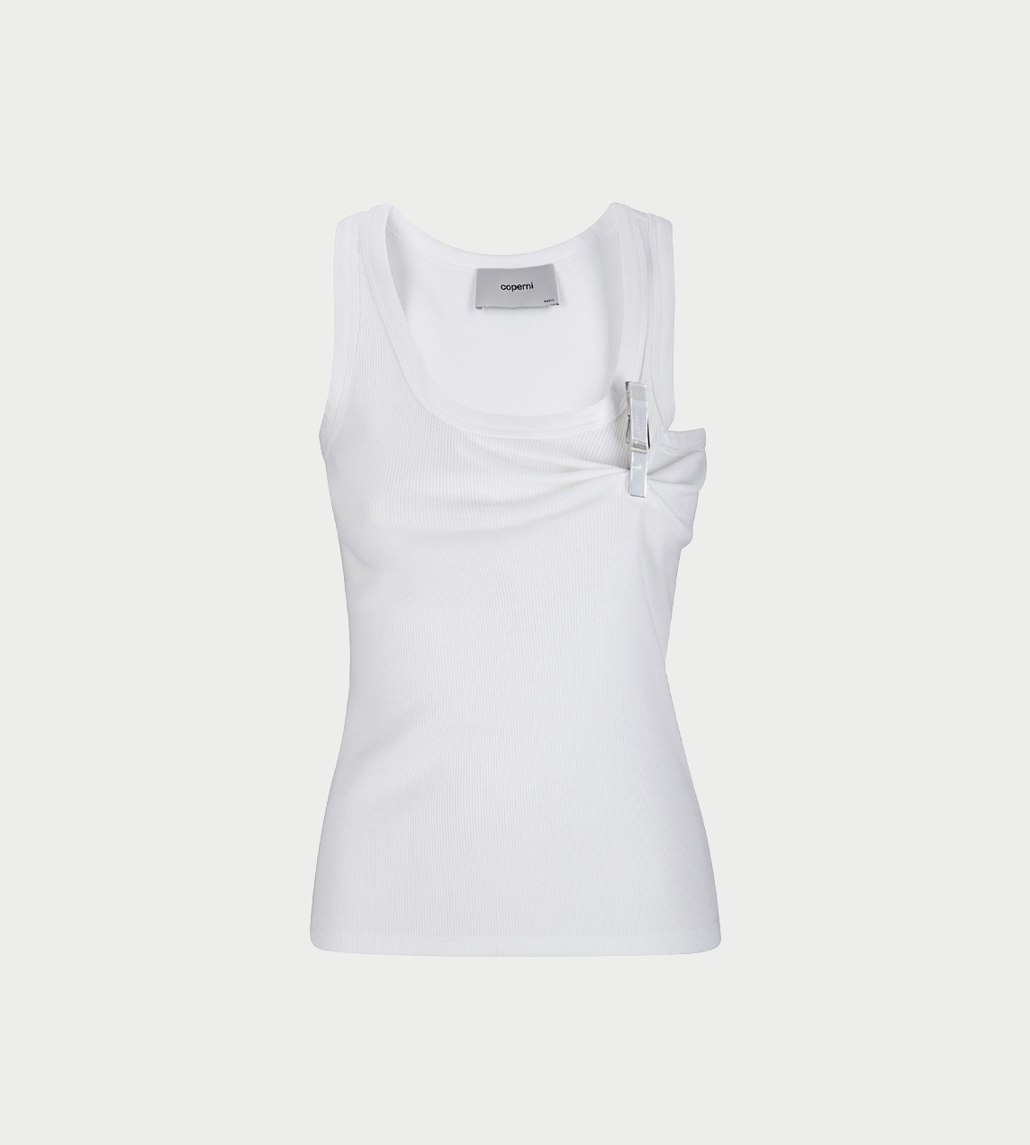 COPERNI - Washing Clip Rib Tank White