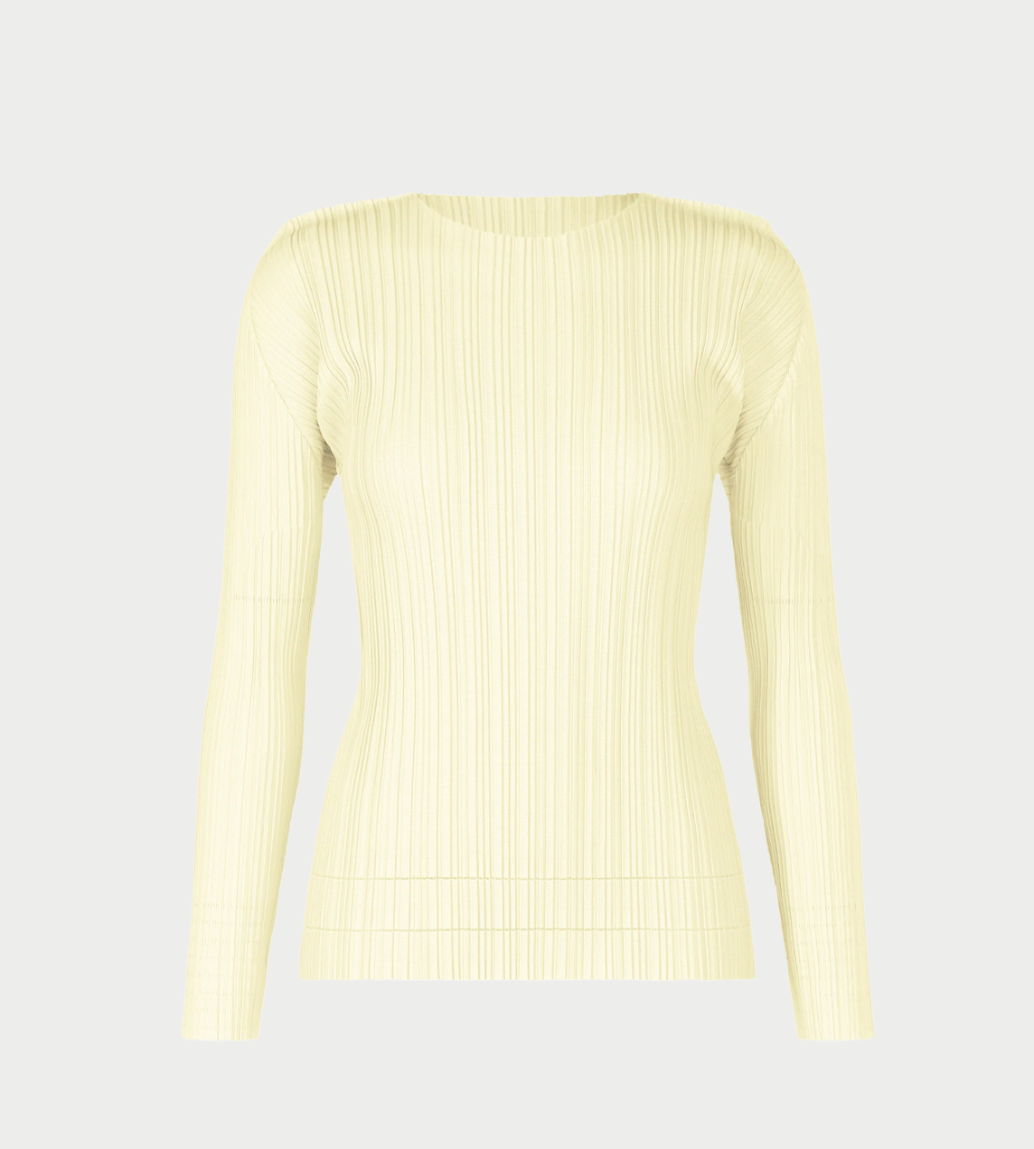 PLEATS PLEASE ISSEY MIYAKE -  A-POC Long-Sleeved Top Off White