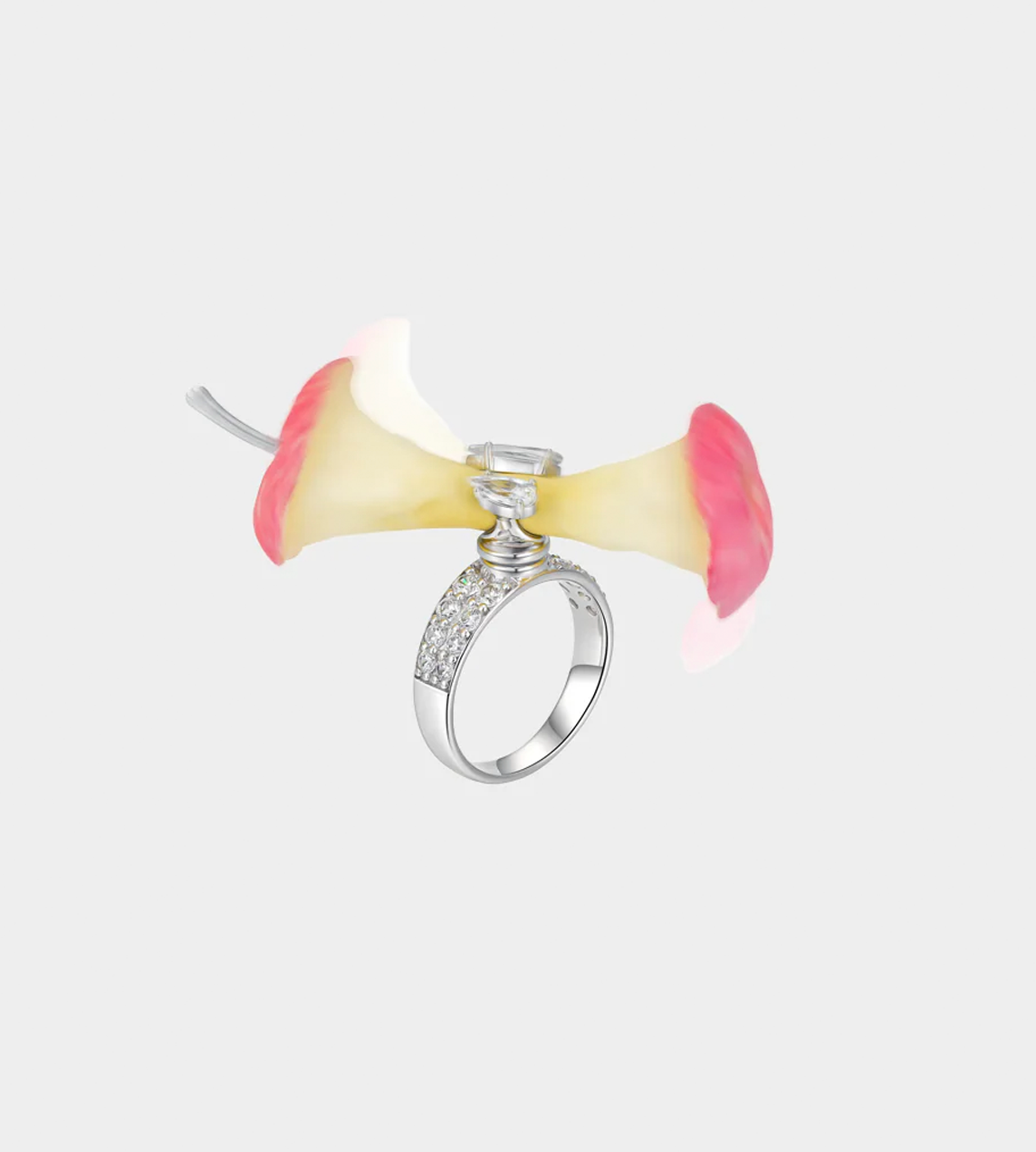 YVMIN - Apple Core Ring Pink