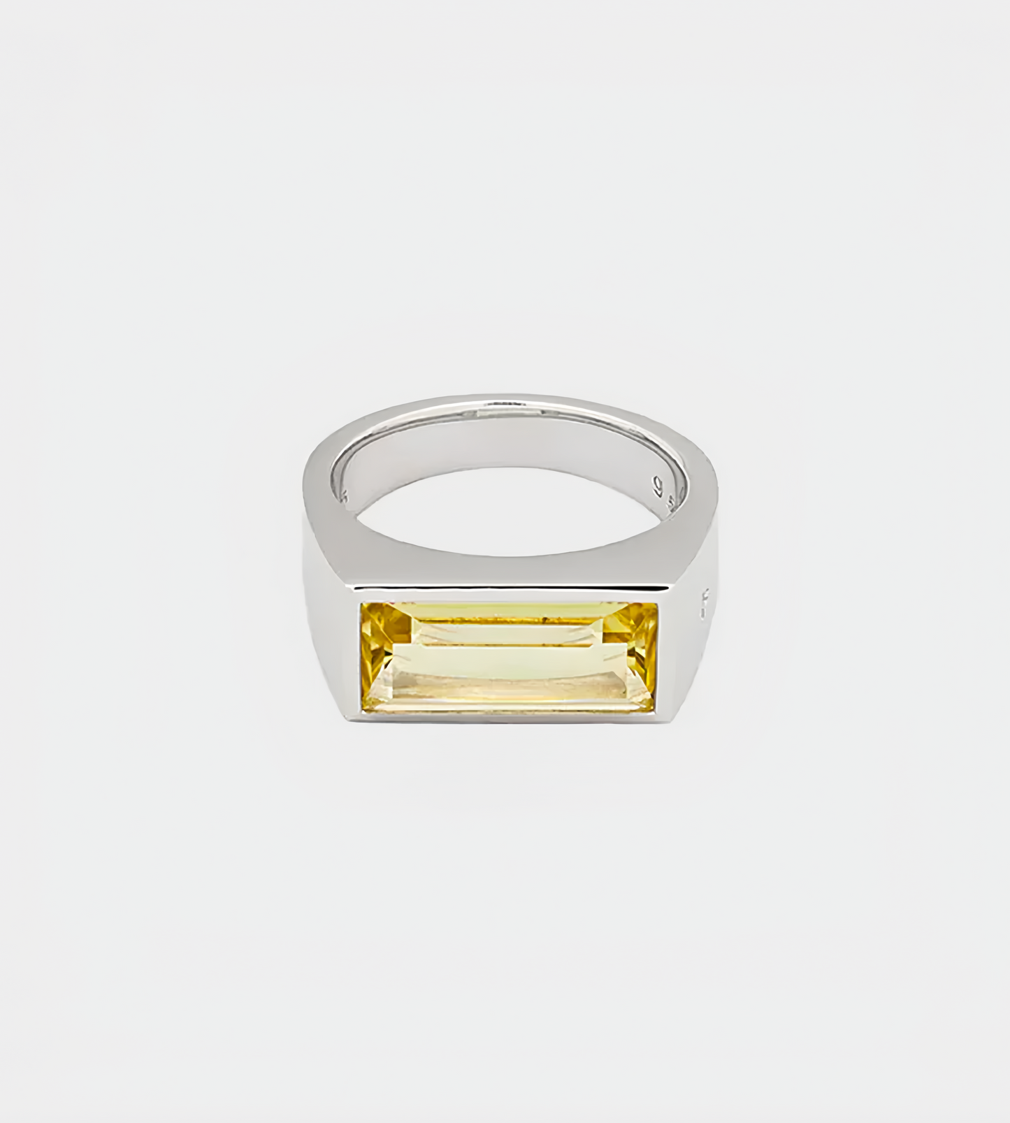 Peaky Ring - Lemon Quartz