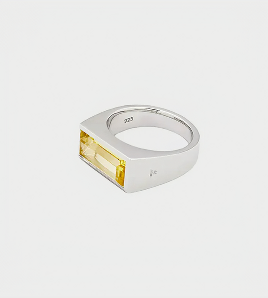 Tom Wood - Peaky Ring Lemon Quartz – WDLT117